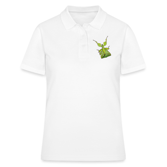 Frauen Polo Shirt Phyllium philippinicum female - weiß