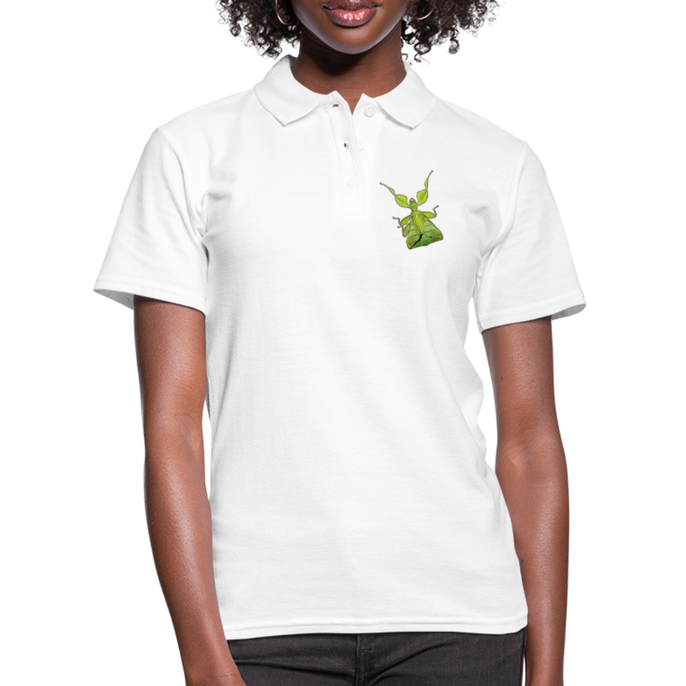 Frauen Polo Shirt Phyllium philippinicum female - weiß