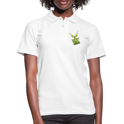 Frauen Polo Shirt Phyllium philippinicum female - weiß