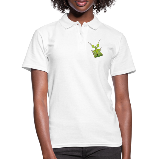 Frauen Polo Shirt Phyllium philippinicum female - weiß