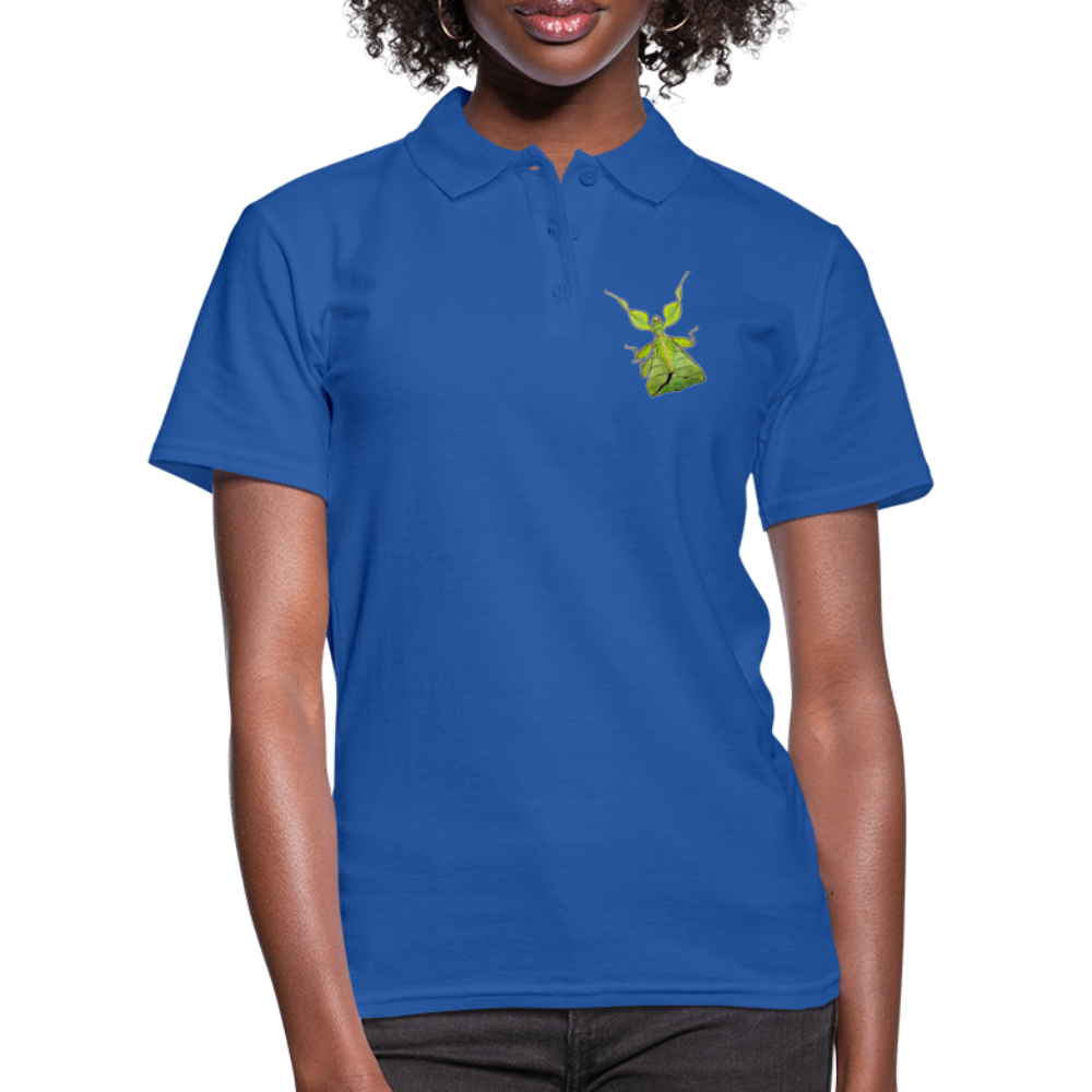 Frauen Polo Shirt Phyllium philippinicum female - Royalblau