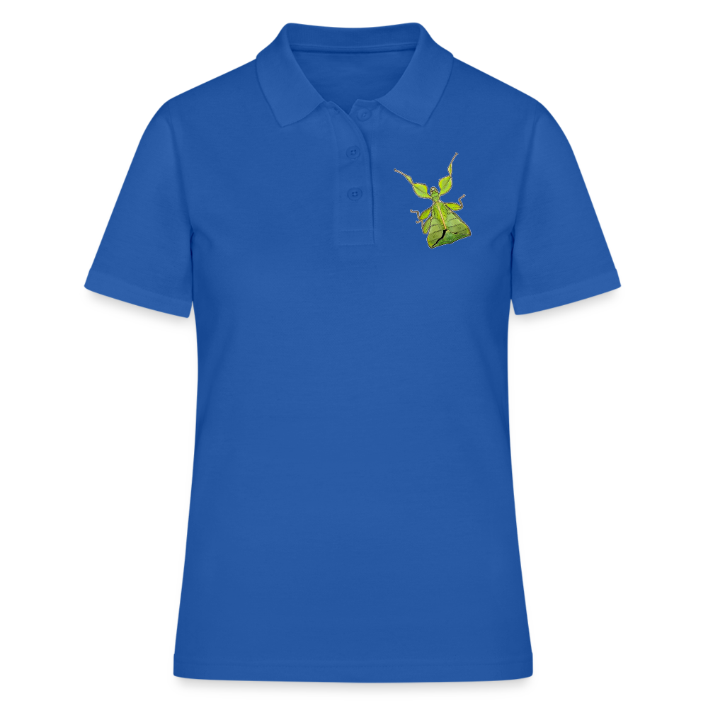 Frauen Polo Shirt Phyllium philippinicum female - Royalblau