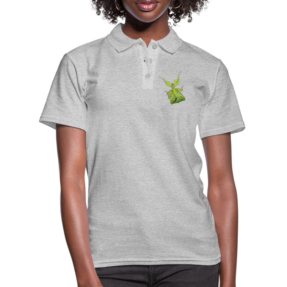 Frauen Polo Shirt Phyllium philippinicum female - Grau meliert