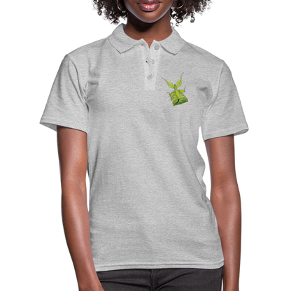 Frauen Polo Shirt Phyllium philippinicum female - Grau meliert
