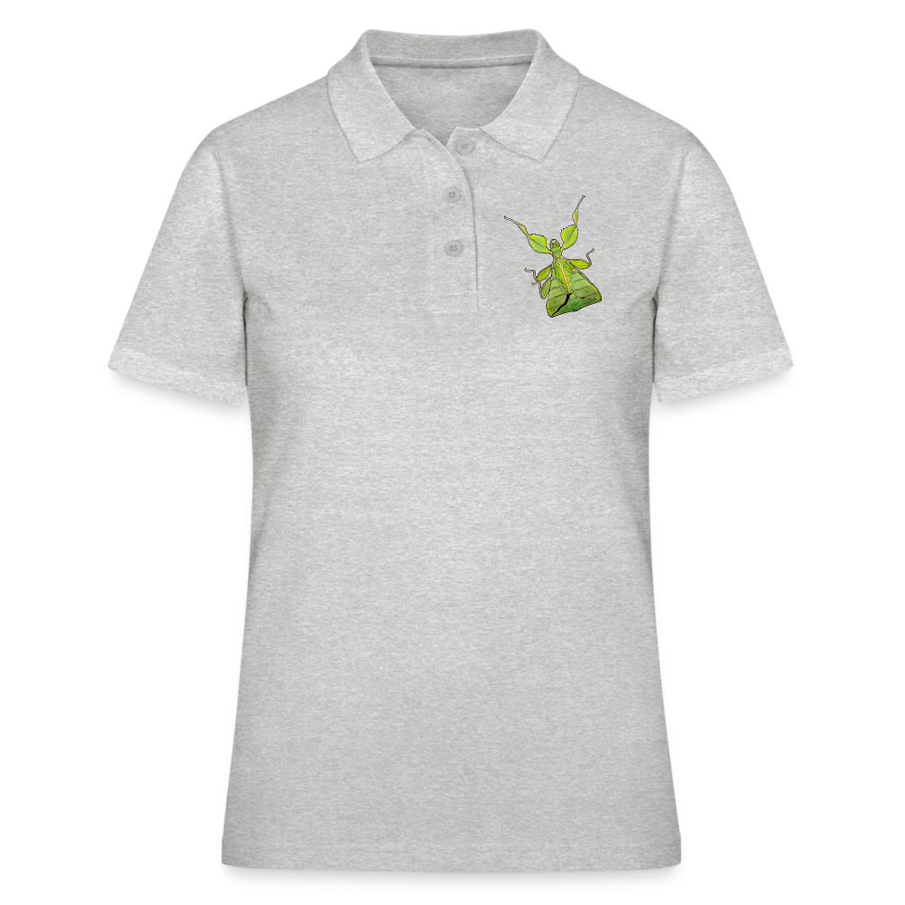 Frauen Polo Shirt Phyllium philippinicum female - Grau meliert
