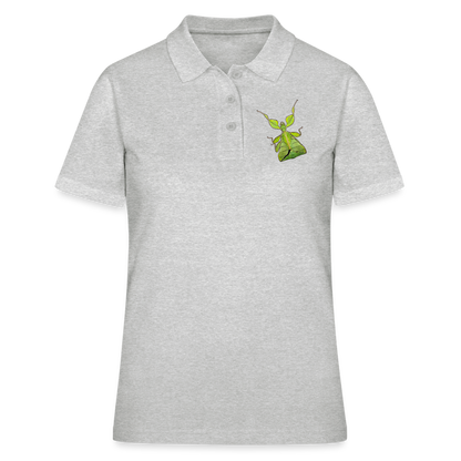 Frauen Polo Shirt Phyllium philippinicum female - Grau meliert
