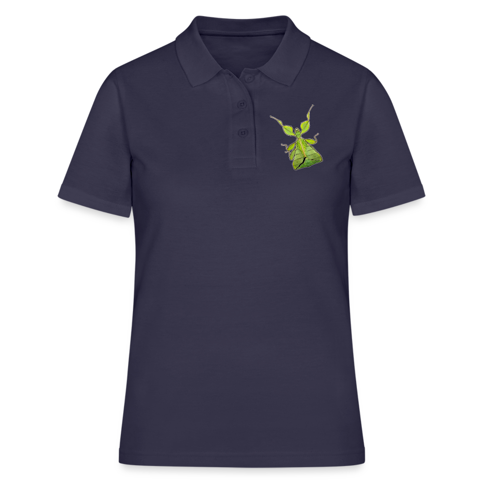 Frauen Polo Shirt Phyllium philippinicum female - Navy