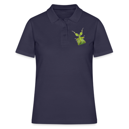Frauen Polo Shirt Phyllium philippinicum female - Navy