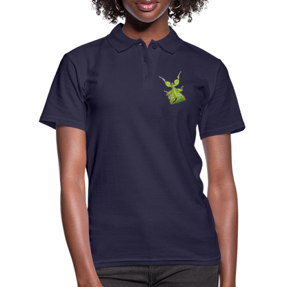 Frauen Polo Shirt Phyllium philippinicum female - Navy