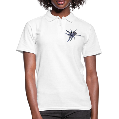 Frauen Polo Shirt Pterinopelma sazimai - weiß