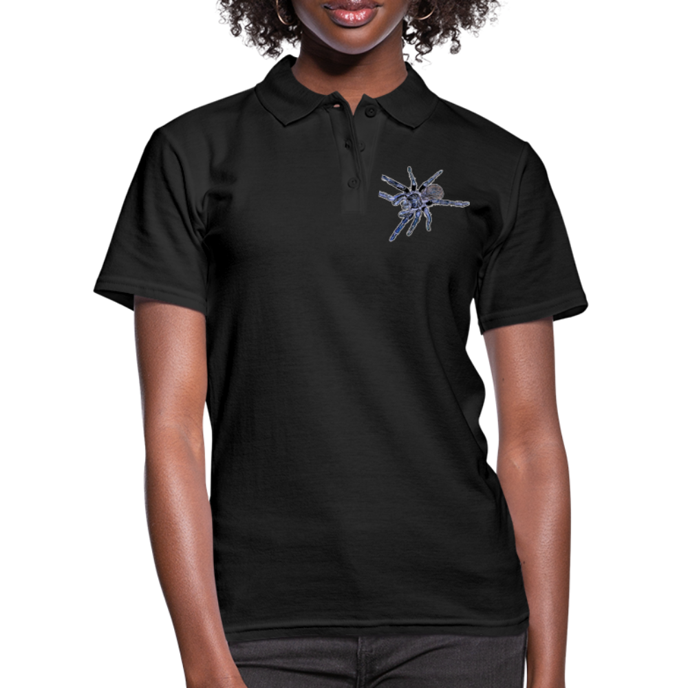 Frauen Polo Shirt Pterinopelma sazimai - Schwarz