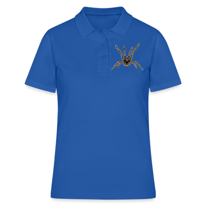 Frauen Polo Shirt Pterinochilus murinus tcf - Royalblau