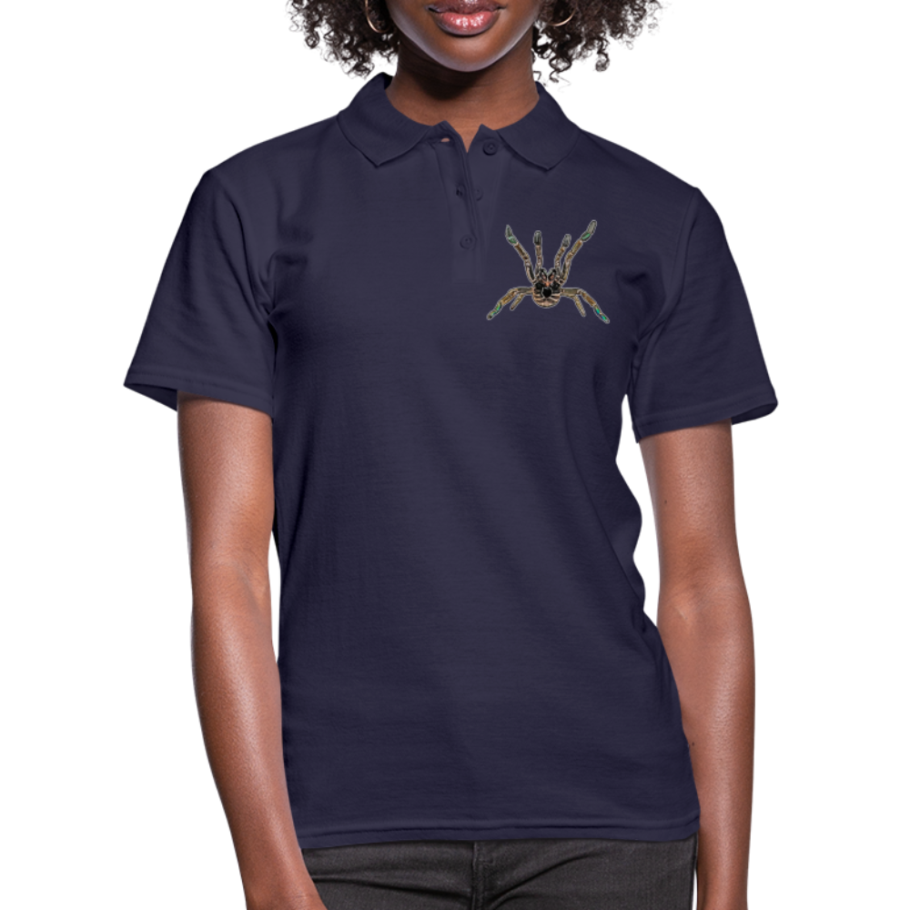 Frauen Polo Shirt Pterinochilus murinus tcf - Navy
