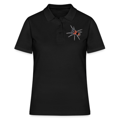 Frauen Polo Shirt Cyriocosmus elegans - Schwarz