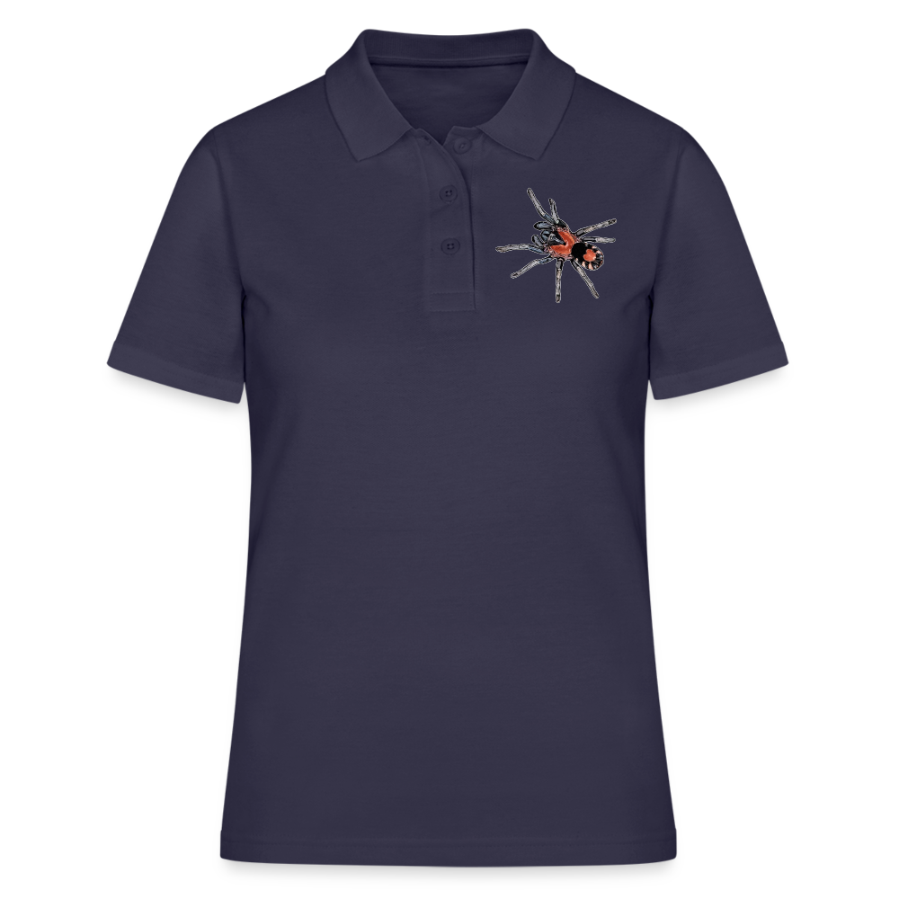 Frauen Polo Shirt Cyriocosmus elegans - Navy