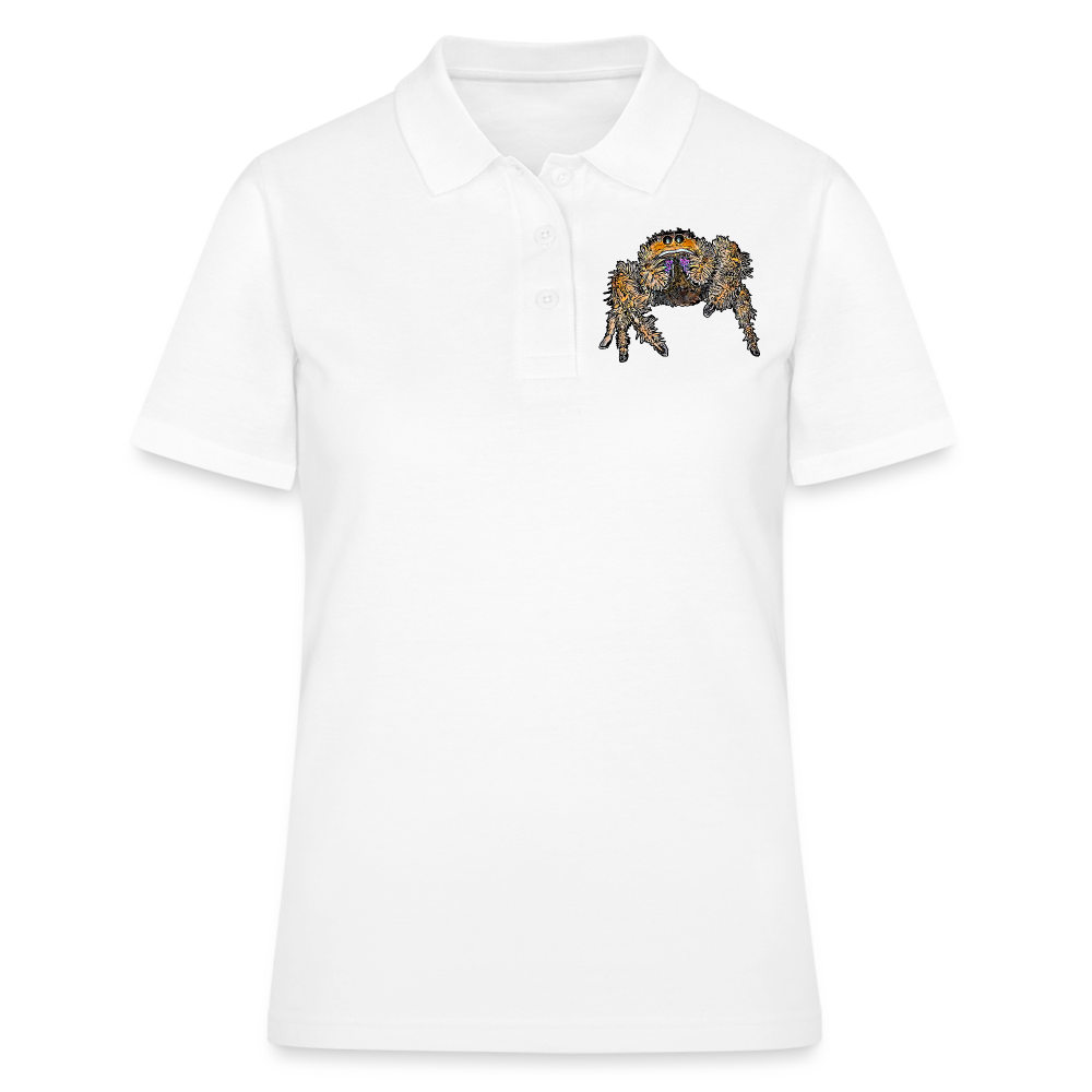 Frauen Polo Shirt Phidippus regius Everglades female - weiß