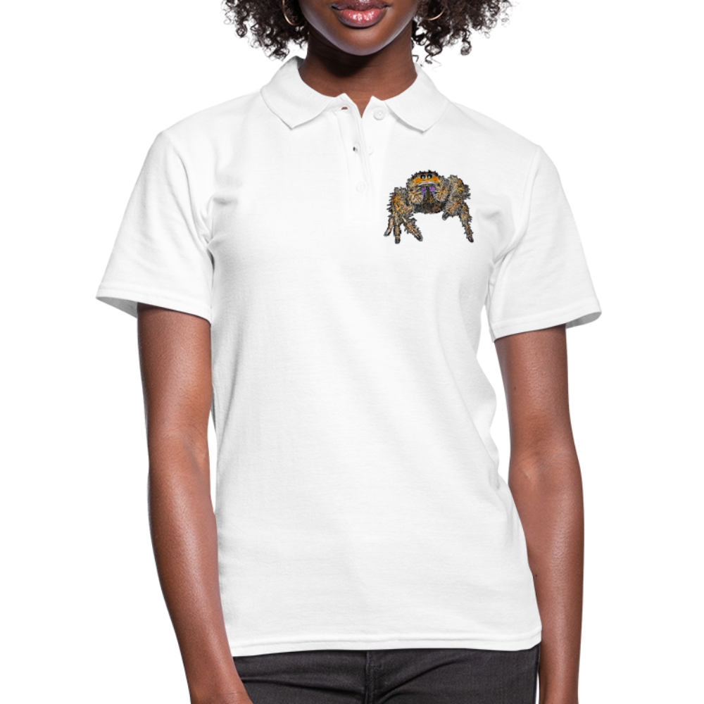 Frauen Polo Shirt Phidippus regius Everglades female - weiß