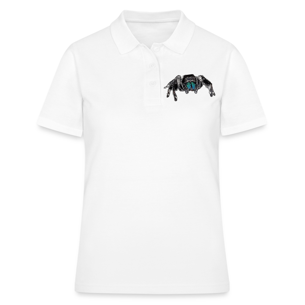 Frauen Polo Shirt Phidippus regius Everglades male - weiß