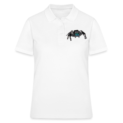 Frauen Polo Shirt Phidippus regius Everglades male - weiß
