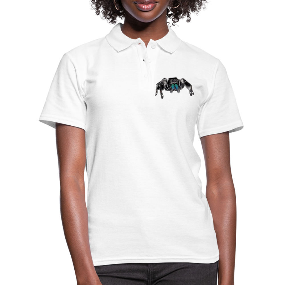 Frauen Polo Shirt Phidippus regius Everglades male - weiß