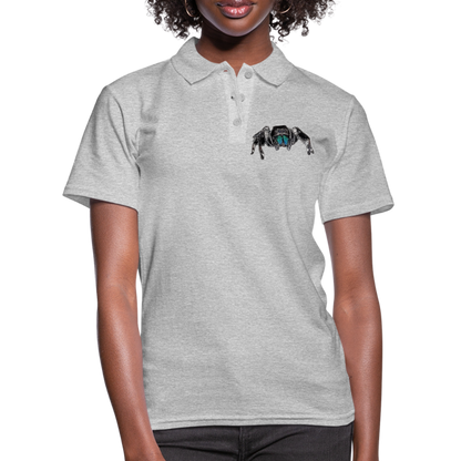 Frauen Polo Shirt Phidippus regius Everglades male - Grau meliert