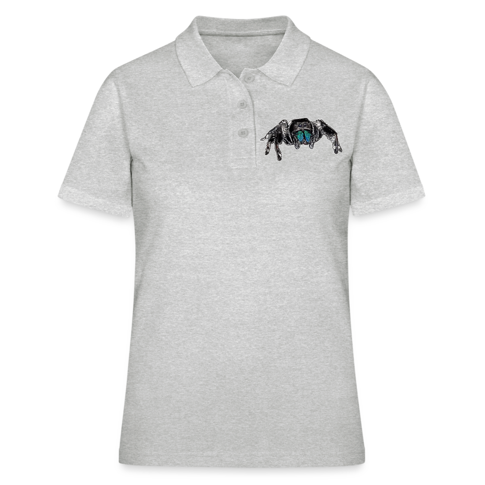 Frauen Polo Shirt Phidippus regius Everglades male - Grau meliert