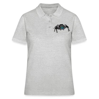 Frauen Polo Shirt Phidippus regius Everglades male - Grau meliert
