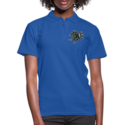Frauen Polo Shirt Phidippus regius White Bahamas male - Royalblau