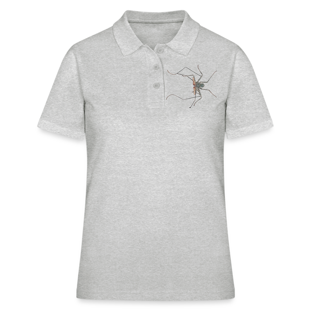 Frauen Polo Shirt Euphrynichus bacillifer - Grau meliert
