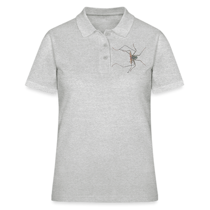 Frauen Polo Shirt Euphrynichus bacillifer - Grau meliert