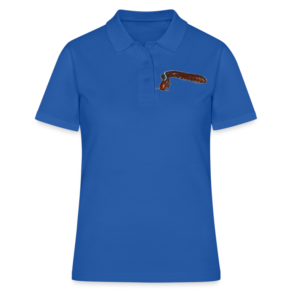 Frauen Polo Shirt Ophistreptus guineensis - Royalblau