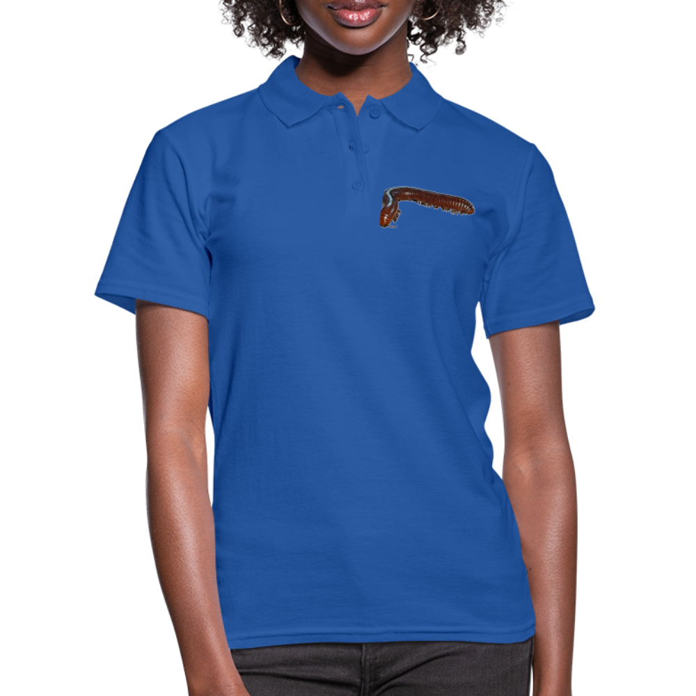 Frauen Polo Shirt Ophistreptus guineensis - Royalblau