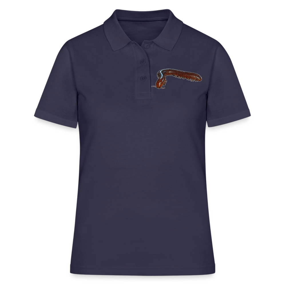 Frauen Polo Shirt Ophistreptus guineensis - Navy