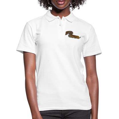 Frauen Polo Shirt Telodeinopus aoutii - weiß