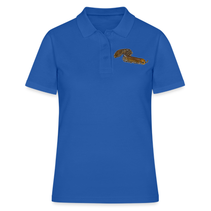 Frauen Polo Shirt Telodeinopus aoutii - Royalblau