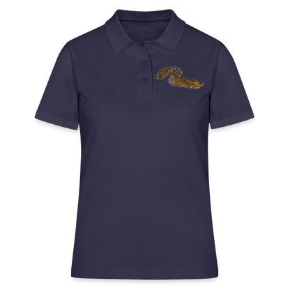 Frauen Polo Shirt Telodeinopus aoutii - Navy