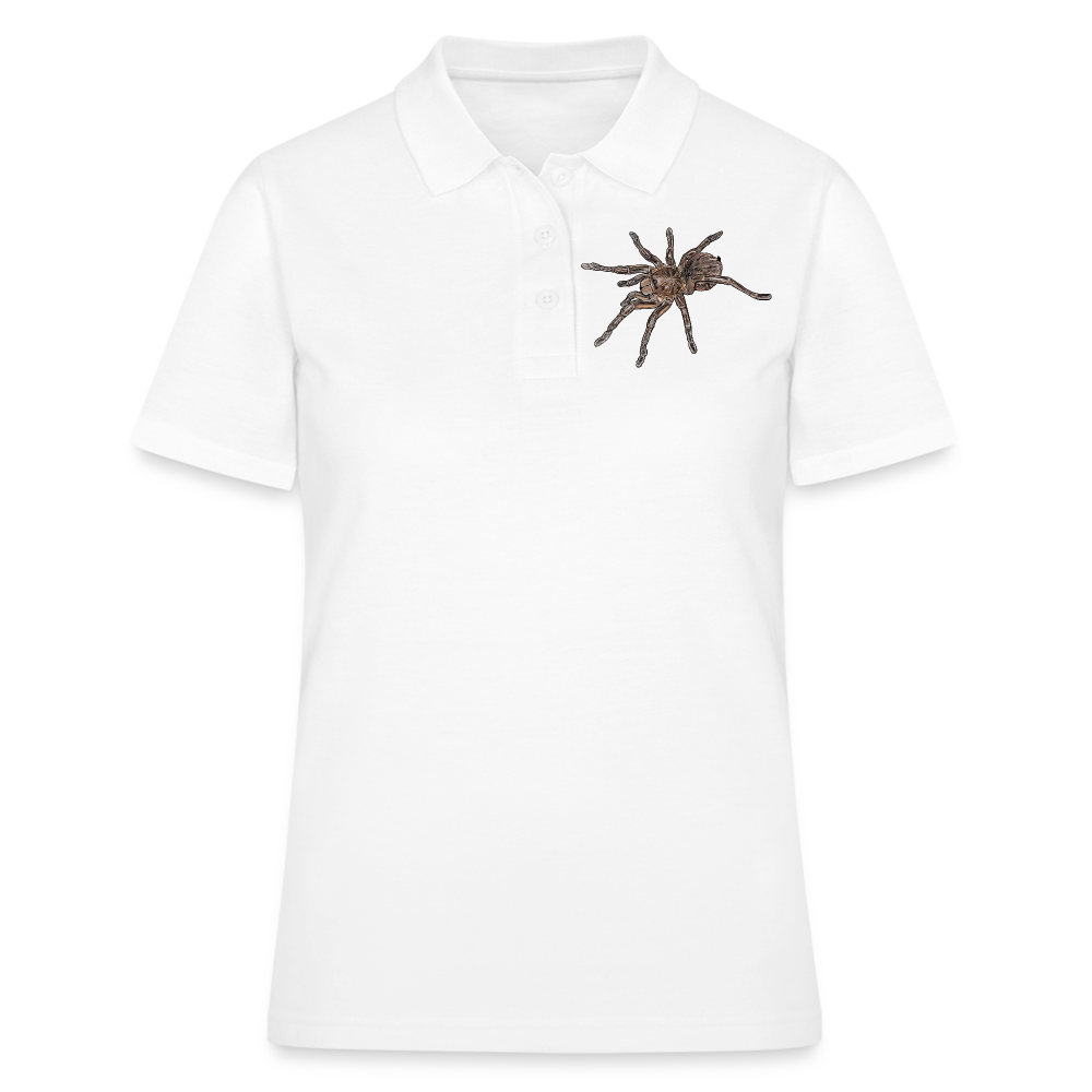 Frauen Polo Shirt Theraphosa stirmi juvenile - weiß