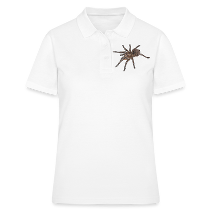 Frauen Polo Shirt Theraphosa stirmi juvenile - weiß