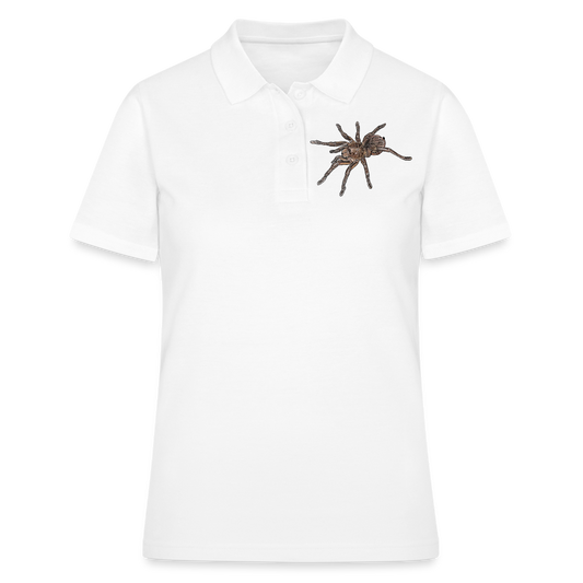 Frauen Polo Shirt Theraphosa stirmi juvenile - weiß