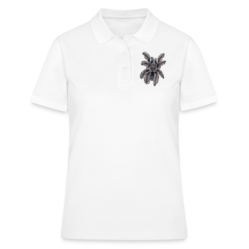 Frauen Polo Shirt Tliltocatl albopilosus - weiß
