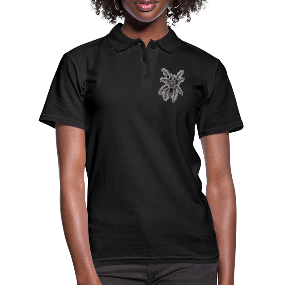 Frauen Polo Shirt Tliltocatl albopilosus - Schwarz