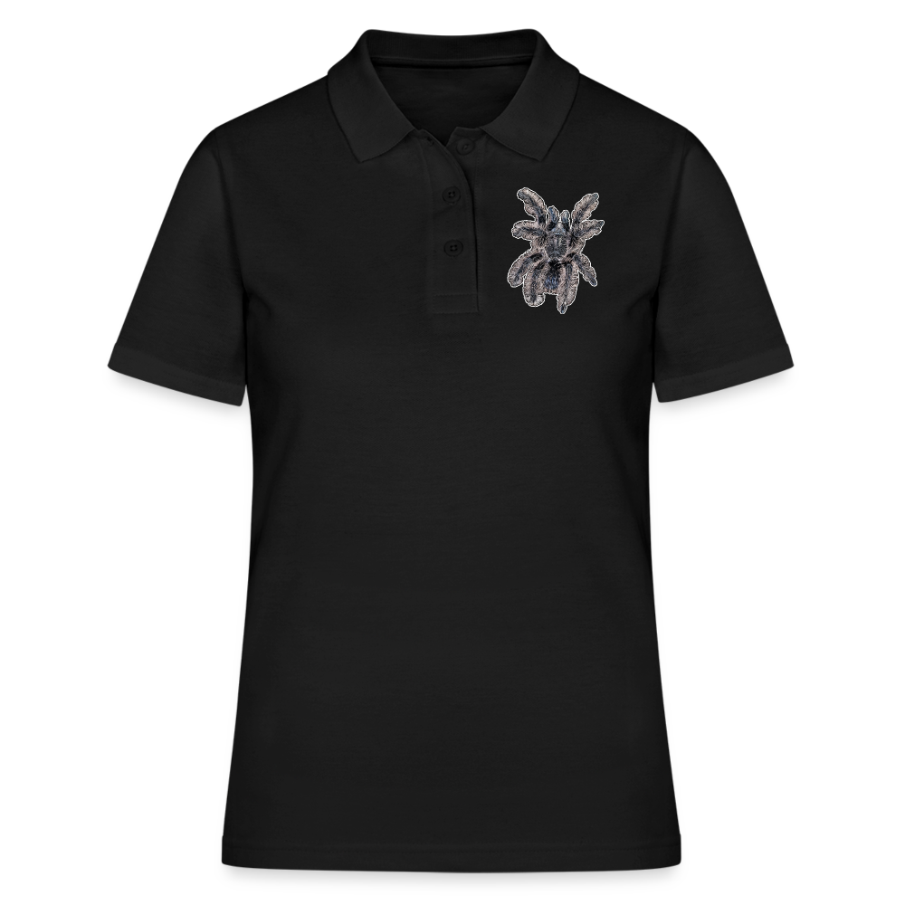 Frauen Polo Shirt Tliltocatl albopilosus - Schwarz