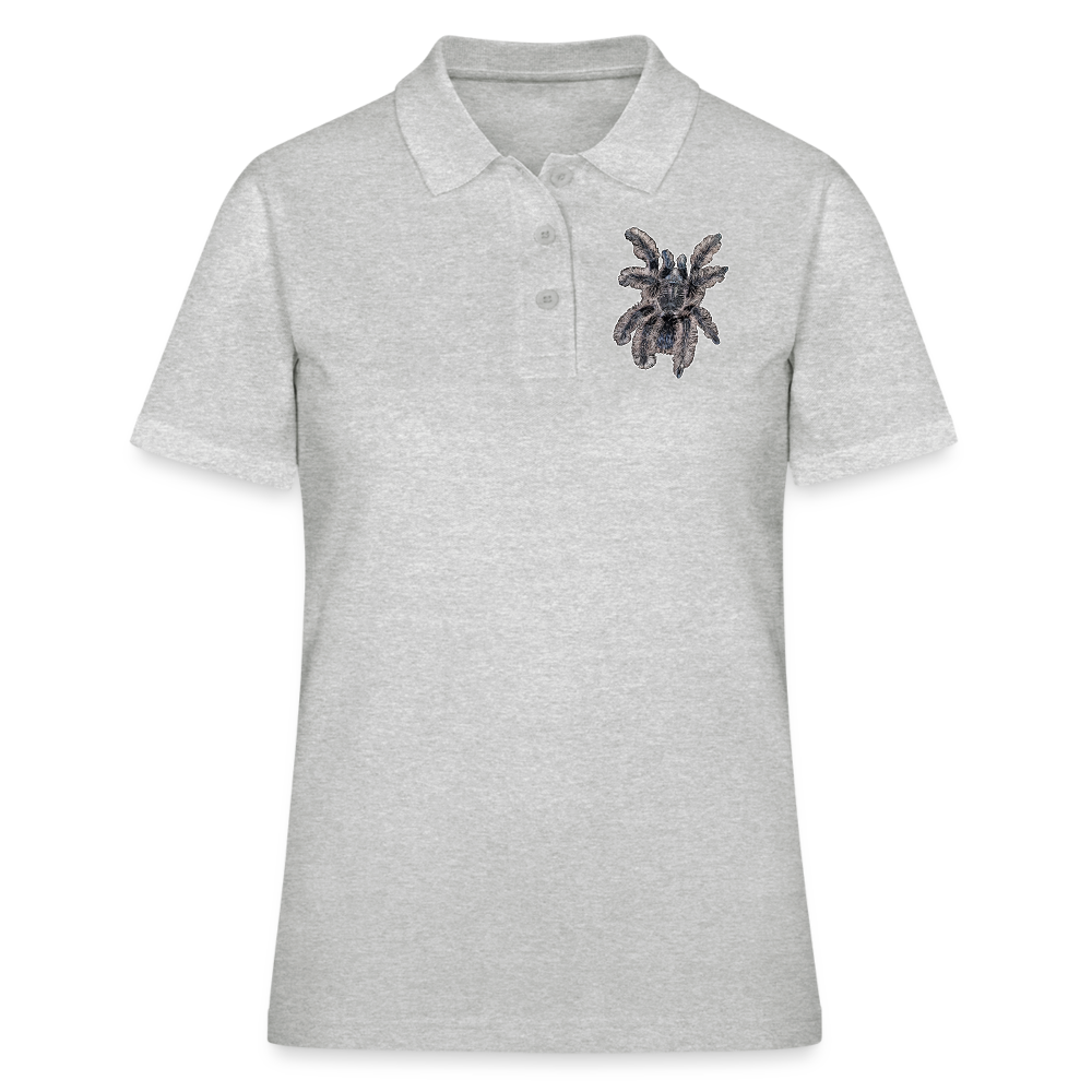 Frauen Polo Shirt Tliltocatl albopilosus - Grau meliert