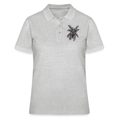 Frauen Polo Shirt Tliltocatl albopilosus - Grau meliert