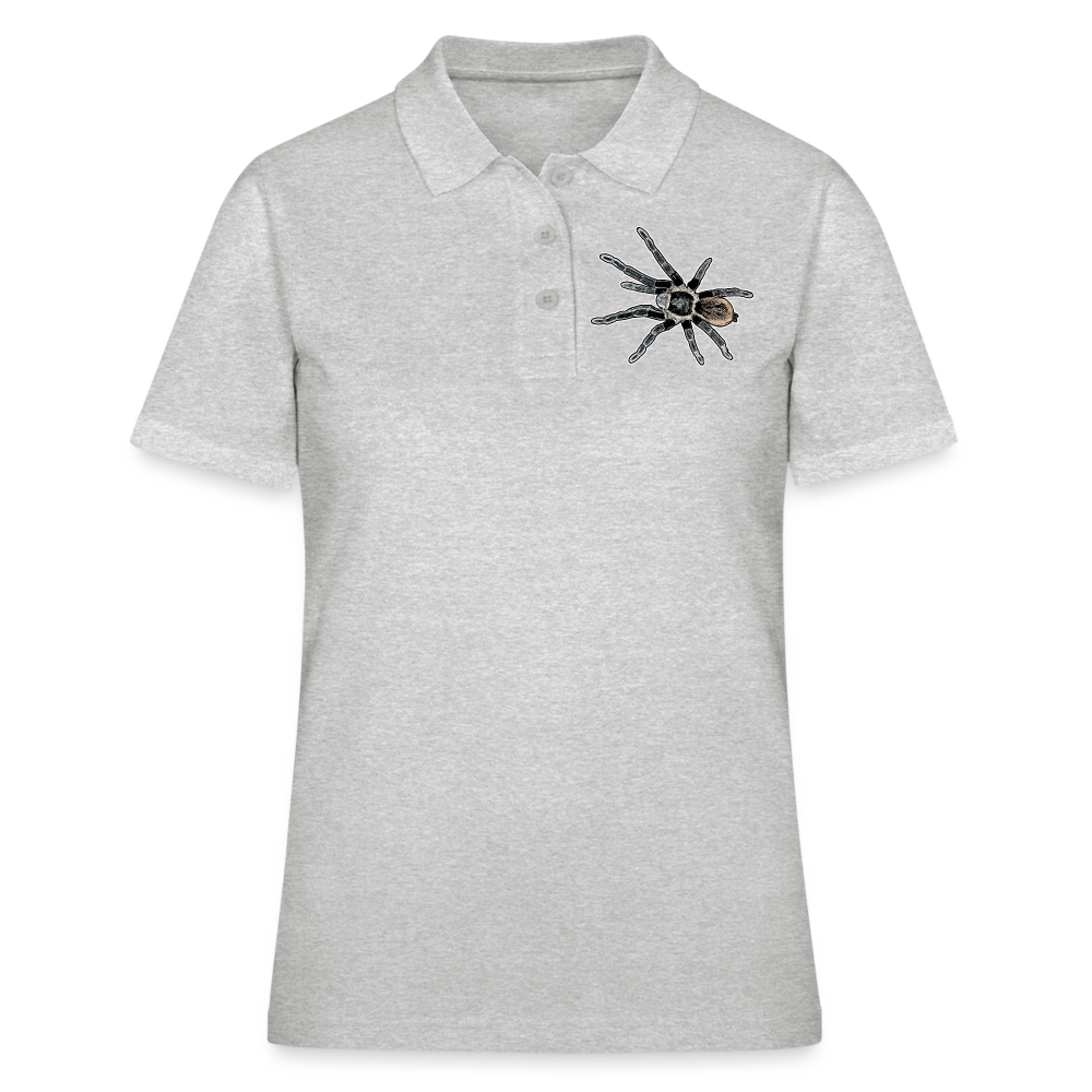 Frauen Polo Shirt Tliltocatl vagans - Grau meliert