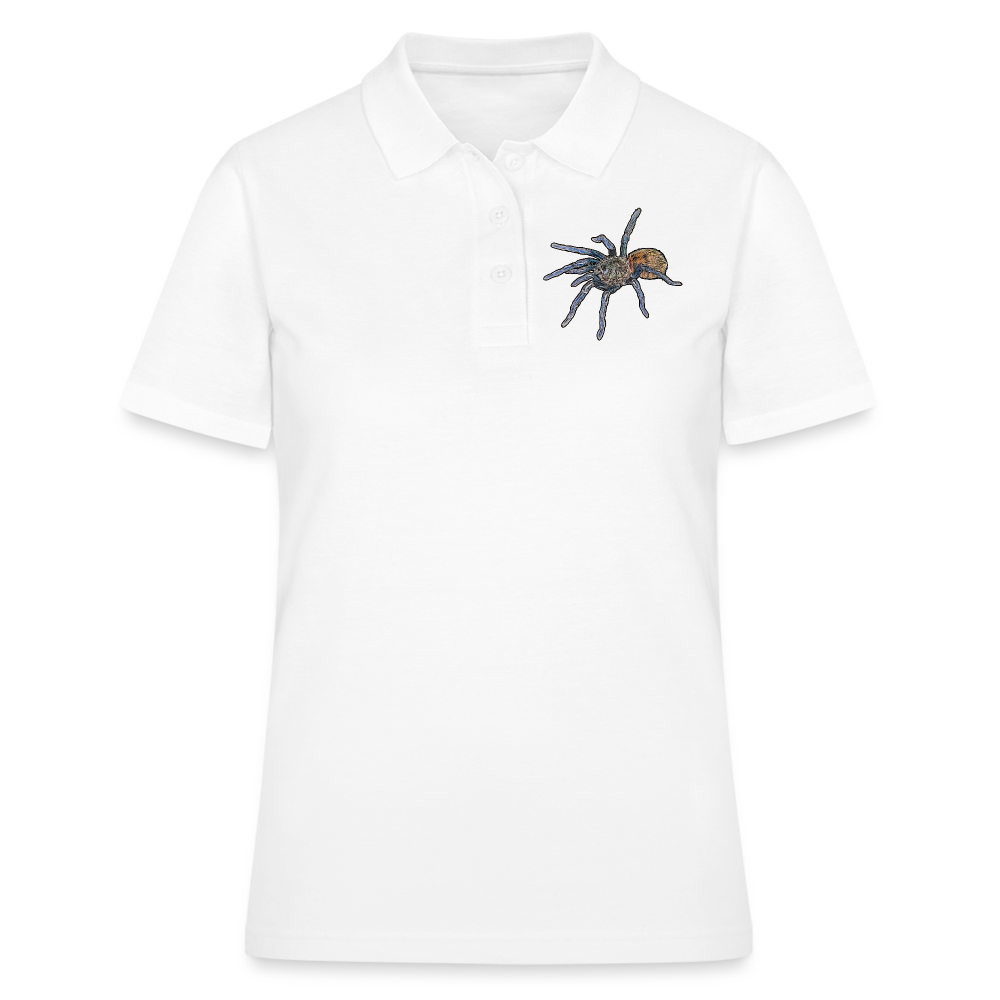 Frauen Polo Shirt Chromatopelma cyaneopubescens - weiß