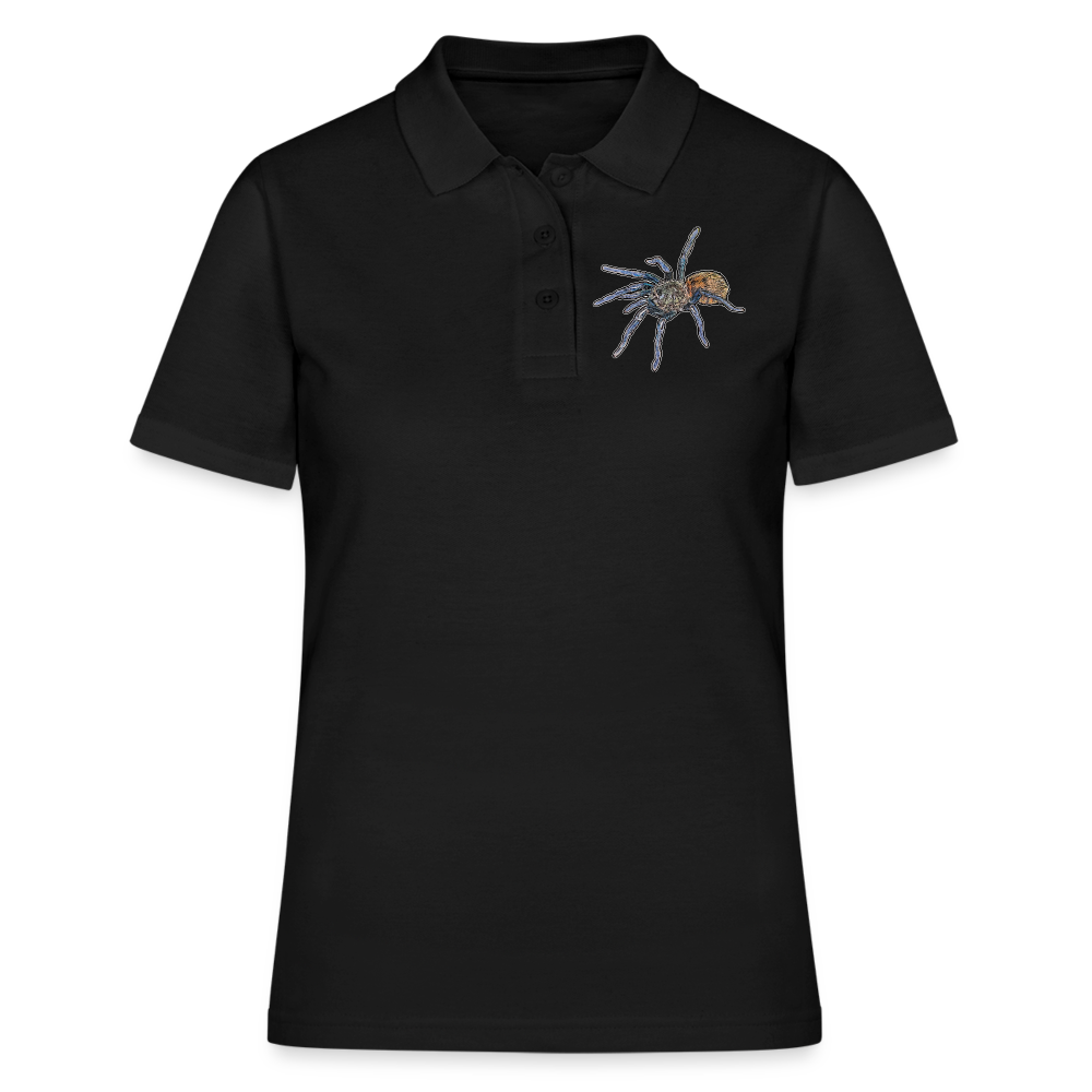 Frauen Polo Shirt Chromatopelma cyaneopubescens - Schwarz