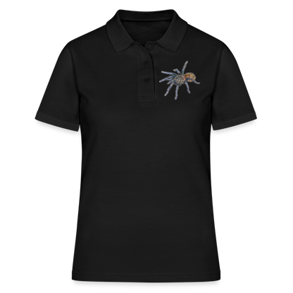 Frauen Polo Shirt Chromatopelma cyaneopubescens - Schwarz