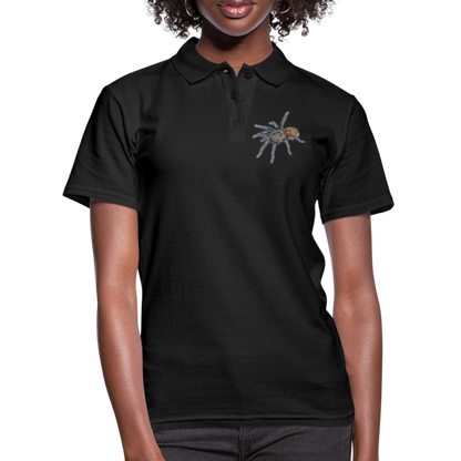 Frauen Polo Shirt Chromatopelma cyaneopubescens - Schwarz