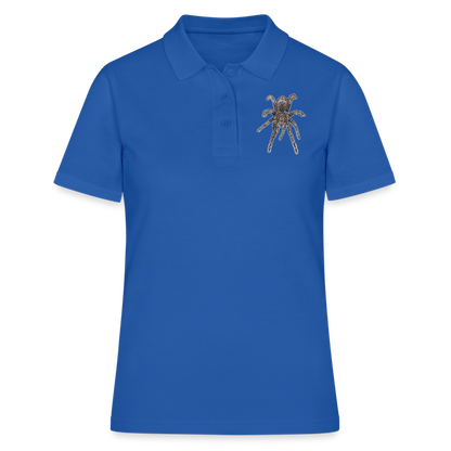 Frauen Polo Shirt Pamphobeteus sp Machala juvenile - Royalblau